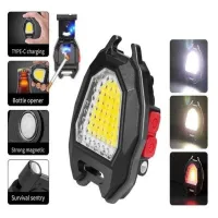 Фонарь для кемпинга RB441-COB, белый, желтый, красный, type-c, индикатор, магнит, зажигалка - 1