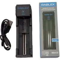 Зарядное устройство Rablex RB413 1x18650 и др./ от USB / - 3