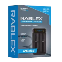 Зарядное устройство Rablex RB414 2x18650 и др./ от USB / - 1