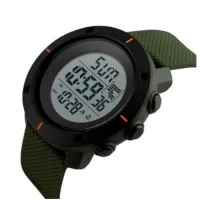 Часы наручные SKMEI 1213AG, ARMY GREEN BIG SIZE, 9736 - 2