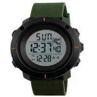 Часы наручные SKMEI 1213AG, ARMY GREEN BIG SIZE, 9736 - 1