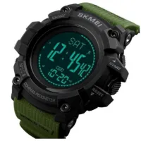 Часы наручные SKMEI 1356AG, ARMY GREEN, Compass, 9748 - 2