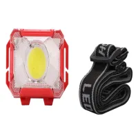 Налобный фонарь 1302, COB, 3xAAA - 3