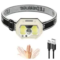 Налобный фонарь SH-S31-XPE+COB, Белый, Красный, Motion Sensor, встроенный аккумулятор, ЗУ Type-C - 4