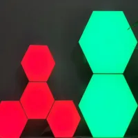 Ночник LED Pinto 3шт, N359, пульт, разные цвета, сенсор прикосновения, 3xR3 - 4