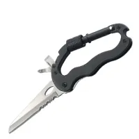 Мультитул карабин YY-08, чёрный - 1