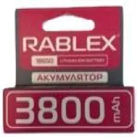 Аккумулятор Rablex 18650, 3800mAh Li-ION 3.7v - 3