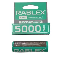 Аккумулятор Rablex 21700, 5000mAh Li-ION 3.7v - 2