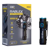 Ручной фонарь Rablex RB901, Li-ion 16340, Zoom, ЗУ Type-C, - 2