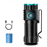 Ручной фонарь Rablex RB901, Li-ion 16340, Zoom, ЗУ Type-C, - 6