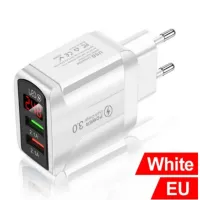 СЗУ Сетевое зарядное устройство PD PKG025 20W, 2*USB, QC3.0 LED - 2