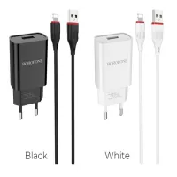 СЗУ Сетевое Зарядное Устройство BOROFONE BA20A - Lightning - 2