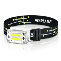 Налобный фонарь Bailong BL-T133, Белый, Красный, Motion Sensor, Waterproof, 1x18650, ЗУ Type-C - 2