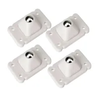 Ролики для мебели Самоклеящиеся колесики из нержавеющей стали, вращение на 360 градусов 8854 / 4шт - 1