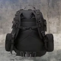 Рюкзак Тактический с подсумками B08 Black 55L 8142 - 6