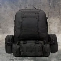 Рюкзак Тактический с подсумками B08 Black 55L 8142 - 1