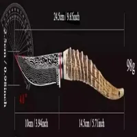 Нож охотничий Damascus 146 - 2