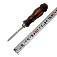 Отвёртка двусторонняя с фиксатором Чёрно-Жёлая, размер 21см - 2