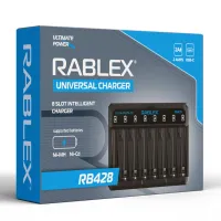 Зарядное устройство Rablex RB428 на 8 AA/AAA R3/R6 1.2V - 2
