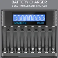 Зарядное устройство Rablex RB409 на 8 AA/AAA R3/R6 1.2V - 2