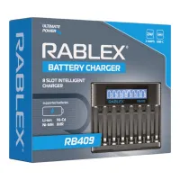 Зарядное устройство Rablex RB409 на 8 AA/AAA R3/R6 1.2V - 1