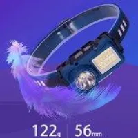 Налобный фонарь Rablex RB953, жёлтый+белый+красный, T6+24хCOB+2хRED LED, Sensor, аккум, Type-C - 10