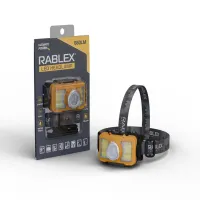Налобный фонарь Rablex RB955, жёлтый+белый+красный, T6+6хCOB, Zoom, Sensor, аккум, Type-C - 2