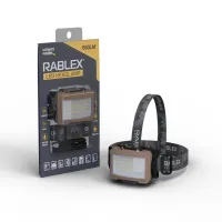 Налобный фонарь Rablex RB957, жёлтый+белый+красный, 64хCOB, Sensor, аккум, Type-C - 2