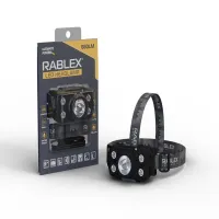 Налобный фонарь Rablex RB959, жёлтый+белый+красный, 1хT6+4хCOB, Sensor, аккум, Type-C - 2