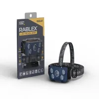 Налобный фонарь Rablex RB960, жёлтый+белый+красный, 5хCOB, Sensor, аккум, Type-C - 2