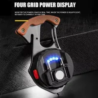 Фонарь для кемпинга W5143-COB, Белый, Жёлтый, Красный, multitool, Li-Ion, магнит, карабин - 6