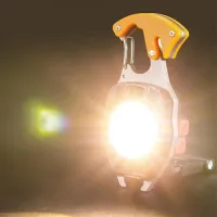 Фонарь для кемпинга W5147, PL409-COB, Белый, Жёлтый, Красный, multitool, Li-Ion, магнит, карабин - 4