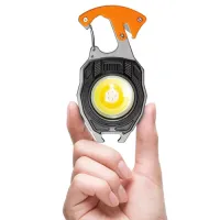 Фонарь для кемпинга W5147, PL409-COB, Белый, Жёлтый, Красный, multitool, Li-Ion, магнит, карабин - 5