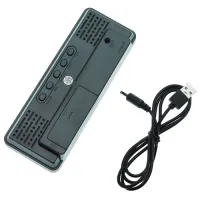 Часы электронные VST-898 синий, температура, USB - 3