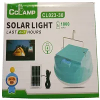 Фонарь для кемпинга Cclamp CL-023A, 30W, аккумулятор, солнечная панель - 2
