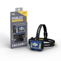 Налобный фонарь Rablex RB965, жёлтый+белый+красный, 3хT6+4хCOB, Sensor, аккум, Type-C - 2