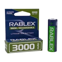Аккумулятор Rablex 18650, 3000mAh Li-ION 3.7v - 2