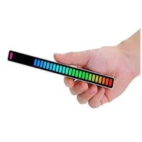 Светодиодный эквалайзер D08 - RGB, активируемый музыкой, 32-битный VU - 3
