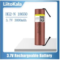 Аккумулятор высокотоковый 18650, LiitoKala HG2-N, 3000mah, с контактами под пайку - 4