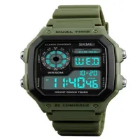 Часы наручные SKMEI 1299AG, ARMY GREEN, 6028 - 1
