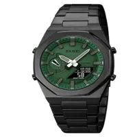 Часы наручные SKMEI 1816BKGNBK, BLACK/GREEN-BLACK - 1
