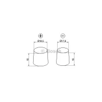Акумулятор автомобільний Bosch 74А (0 092 S50 070) - 5