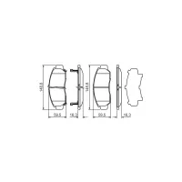 Гальмівні колодки Bosch 0 986 424 722 - Зображення 7