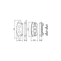 Гальмівні колодки Bosch 0 986 424 814 - 7