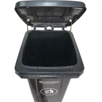 Контейнер для сміття Домівка 120L-B Темно-сірий 120 л (000033129) - 4