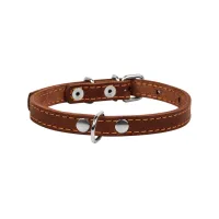 Нашийник для тварин Collar одинарний Ш 14 мм Д 27-35 см коричневий (00036) - 2