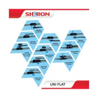 Щітка склоочисника Sheron 600 мм Uni flat (000669) - 4