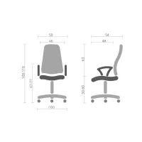Офісне крісло Аклас Ультра TILT SP-6410-9 Чорний (Чорний) (00142867) - 12