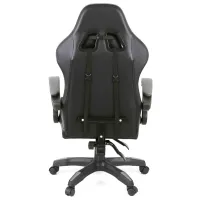 Крісло ігрове Аклас Бешкет ANF підліткове Чорний (PU-чорний/сірий) (00160338) - 5