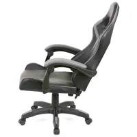 Крісло ігрове Аклас Бешкет ANF підліткове Чорний (PU-чорний/сірий) (00160338) - 6